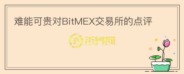 難能可貴對BitMEX交易所的點(diǎn)評